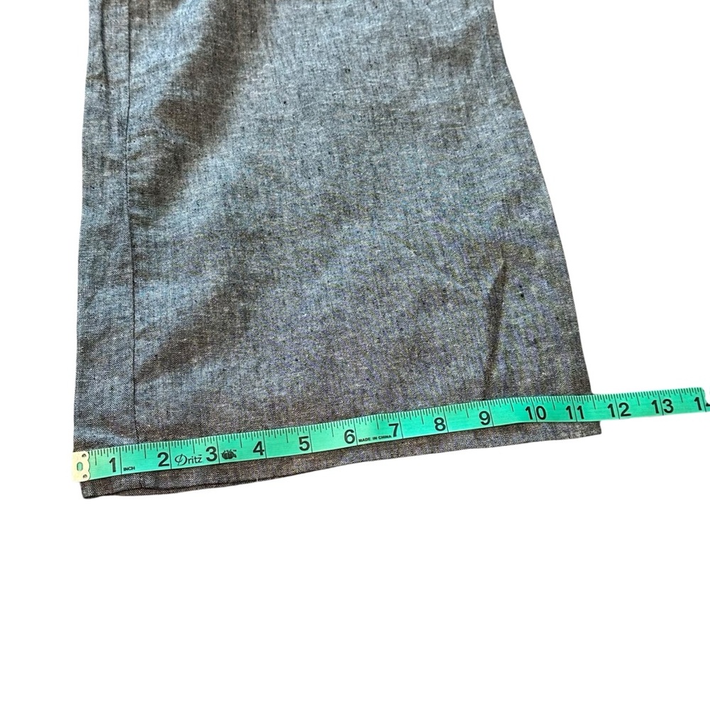 NWT SOHO Street NY & Co. Gray Linen Wide Leg Pants - Size Small - Picture 15 of 15